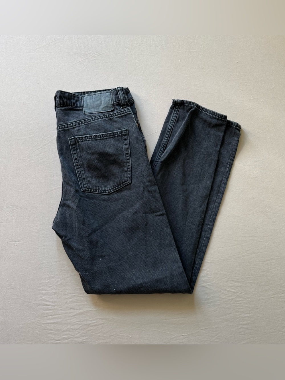H&M Straight Leg Ripped Jeans
